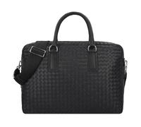 abro Lotus Handtasche Leder 40.5 cm black-nickel