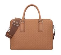abro Lotus Handtasche Leder 39 cm cuoio