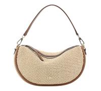 abro Maglia Raffia Bucket Bag Willow Natural