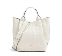 Abro Maxi Cocco Essential Medium Handtasche creme, Leder, Damen