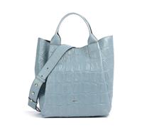 Abro Maxi Cocco Essential Medium Handtasche hellblau, Leder, Damen