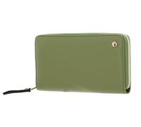 abro Leather Dalia Zip Wallet Oliv