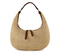 abro Beuteltasche Nana Small Raffia Maglia Natural Nut Damen