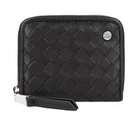 abro Piuma Geldbörse Leder 10.5 cm black-nickel