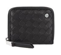 abro Piuma Geldbörse Leder 10.5 cm schwarz