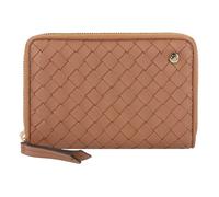 abro Piuma Geldbörse Leder 15 cm braun