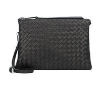 abro Piuma Umhängetasche Leder 25 cm grau