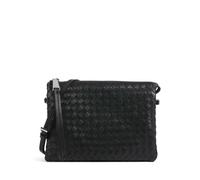 Abro Piuma Umhängetasche schwarz, Leder, Damen