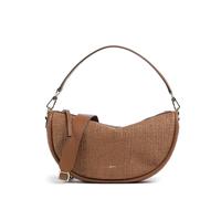 Abro Raffia Intreccio Willow Schultertasche braun, Naturfaser, Damen