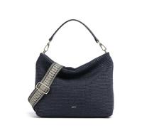 Abro Raffia Kaia Beuteltasche navy, Naturfaser, Damen