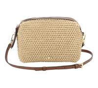 abro Raffia Maglia / Leather Crossbody Bag Kaia Natural - Nut