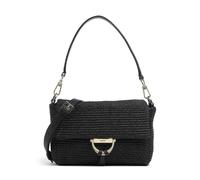 Abro Raffia Temi Schultertasche schwarz, Bast, Damen