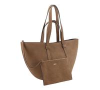 Abro Schultertasche Leather Suede Shopper COSMO Camel braun