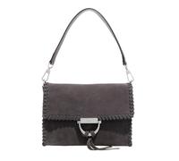Abro Suede Temi Stitch Schultertasche grau, Rauleder, Damen