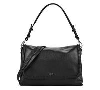 abro Signature Schultertasche Leder 33 cm schwarz