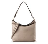 abro Signature Schultertasche Leder 36 cm beige