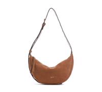 Abro Suede By My Side Small Schultertasche braun, Rauleder, Damen