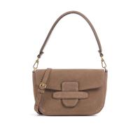 Abro Suede Camilla Schultertasche camel, Rauleder, Damen