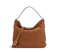 Abro Suede Carina Beuteltasche braun, Rauleder, Damen