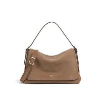 Abro Suede Carina Beuteltasche camel, aufgerautes Leder, Damen