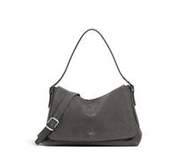 Abro Suede Carina Beuteltasche dunkelgrau, Rauleder, Damen