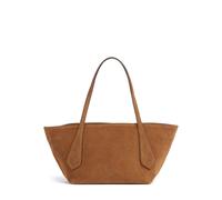 Abro Suede Carina Schultertasche braun, Rauleder, Damen