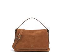 Abro Suede Carina Schultertasche braun, Rauleder, Damen