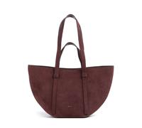 Abro Suede Cosmo Medium Shopper bordeaux, aufgerautes Leder, Damen