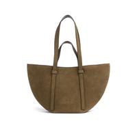 Abro Suede Cosmo Medium Shopper olivgrün, aufgerautes Leder, Damen