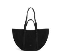 Abro Suede Cosmo Medium Shopper schwarz, aufgerautes Leder, Damen