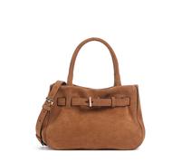 Abro Suede Jill Handtasche braun, aufgerautes Leder, Damen