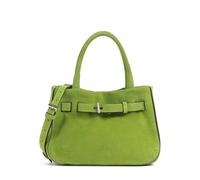 Abro Suede Jill Handtasche hellgrün, aufgerautes Leder, Damen