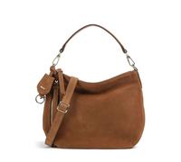 Abro Suede Juna Small Beuteltasche braun, Rauleder, Damen