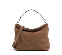 Abro Suede Kaia Beuteltasche hellbraun, Rauleder, Damen