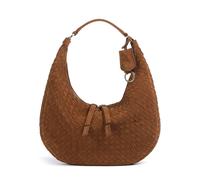 Abro Suede Nana Small Beuteltasche braun, Rauleder, Damen