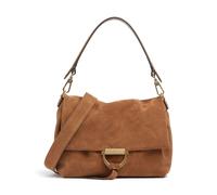 Abro Suede Temi Medium Schultertasche cognac, Rauleder, Damen