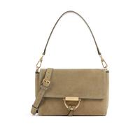 Abro Suede Temi Schultertasche olivgrün, Rauleder, Damen