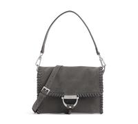Abro Suede Temi Stitch Schultertasche grau, aufgerautes Leder, Damen