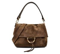 abro Temi Schultertasche M Leder 31 cm braun