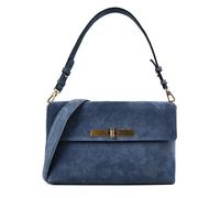 abro Twist Schultertasche Leder 30 cm blau