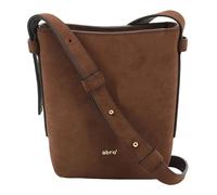 Abro Umhängetasche Leather Suede Crossbody Bag Cosmo Wood braun