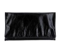 abro Leather Athene Clutch Bag M Black / Nickel