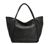 abro Willow Shopper Tasche Leder 50 cm schwarz