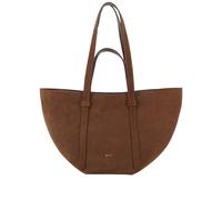 Abro Suede Cosmo Medium Shopper dunkelbraun, Rauleder, Damen