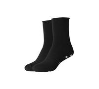 ABS-Socken CAMANO "warm & cozy", Damen, Gr. 39-42, schwarz, Materialmix, unifarben, normal, Socken, mit Anti-Rutsch Noppen (40165626-39) schwarz