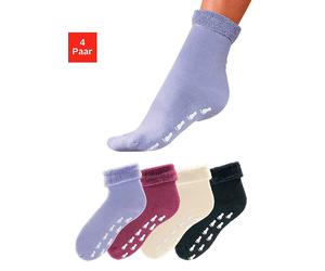 ABS-Socken GO IN, Damen, Gr. 39-42, bunt, Baumwolle, Elasthan, Polyamid, unifarben, elastisch, Socken, mit Antirutschsohle und Vollfrottee (470872-39) bunt