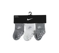 ABS-Socken NIKE SPORTSWEAR "NHN CORE FUTURA GRIPPER", Mädchen, Gr. 98-104, grau (dk grau heat), Baumwollmischung, Socken, für Babys und Kinder (44177258-98) dk grau heat