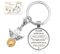 Abschiedsgeschenk Kollegen, Kleine Geburtstag Geschenke Arbeitskollegin Beste Kollegin Lieblingskollegin, Ostergeschenke Schutzengel Schlüsselanhänger Abschied Kollegin Rente Jobwechsel Neuer Job