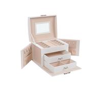 Abschließbares Schmuckkästchen Weiß