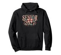 Abschlussfeier mit floralem Halstuch für Senioren 2027 Pullover Hoodie